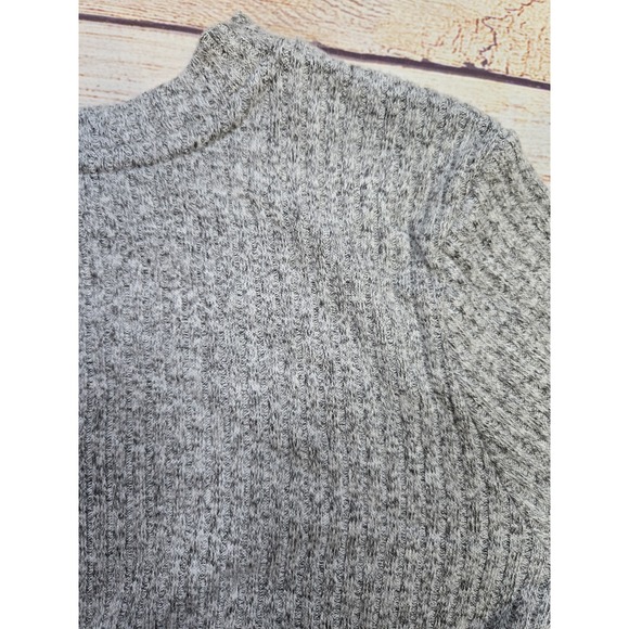 Old Navy Kid Girl Ribbed Knit Soft Spun Knit Gray Long‎ Sleeve Top Size Medium 8 - Picture 8 of 8